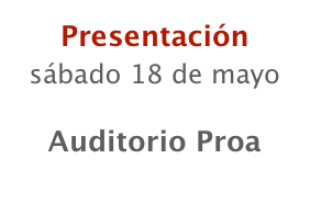 Presentación
sábado 18 de mayo
Auditorio Proa
ver más